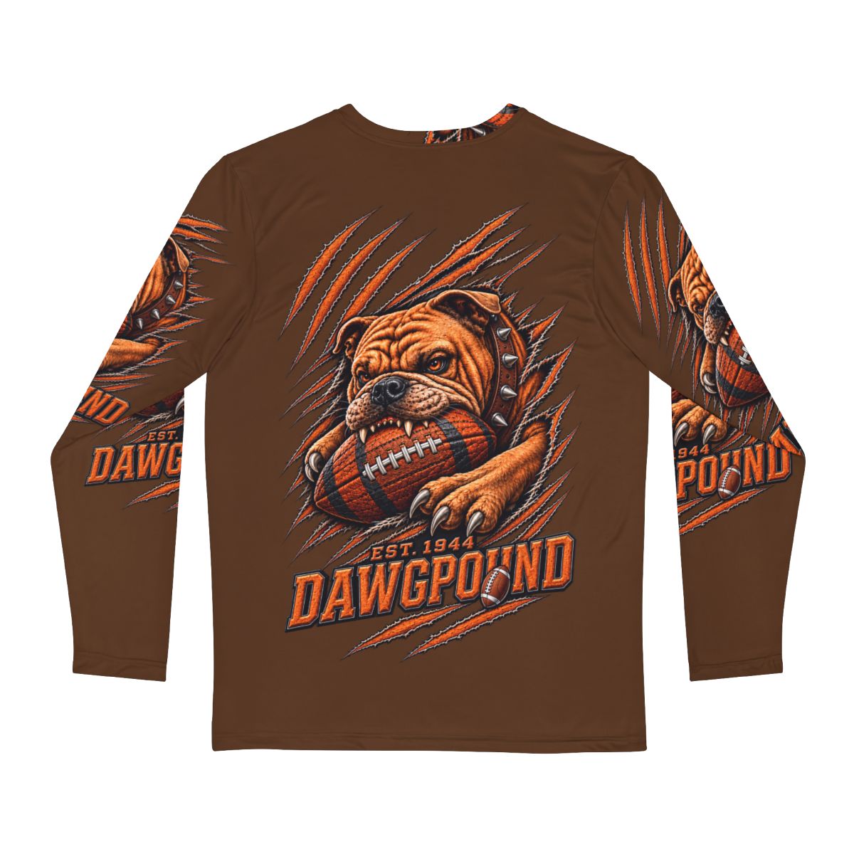 DAWGPOUND CAFE ALLOVER PRINT LONG SLEEVE T-SHIRT