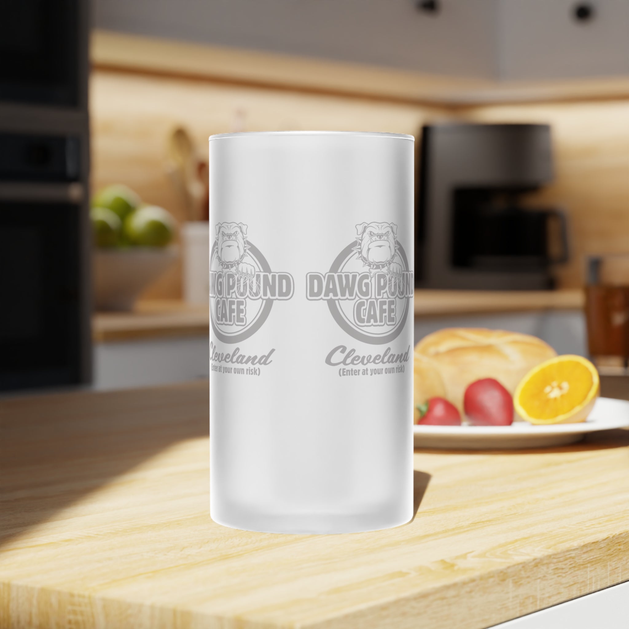 DAWGPOUND CAFE - Frosted Glass Beer Mug