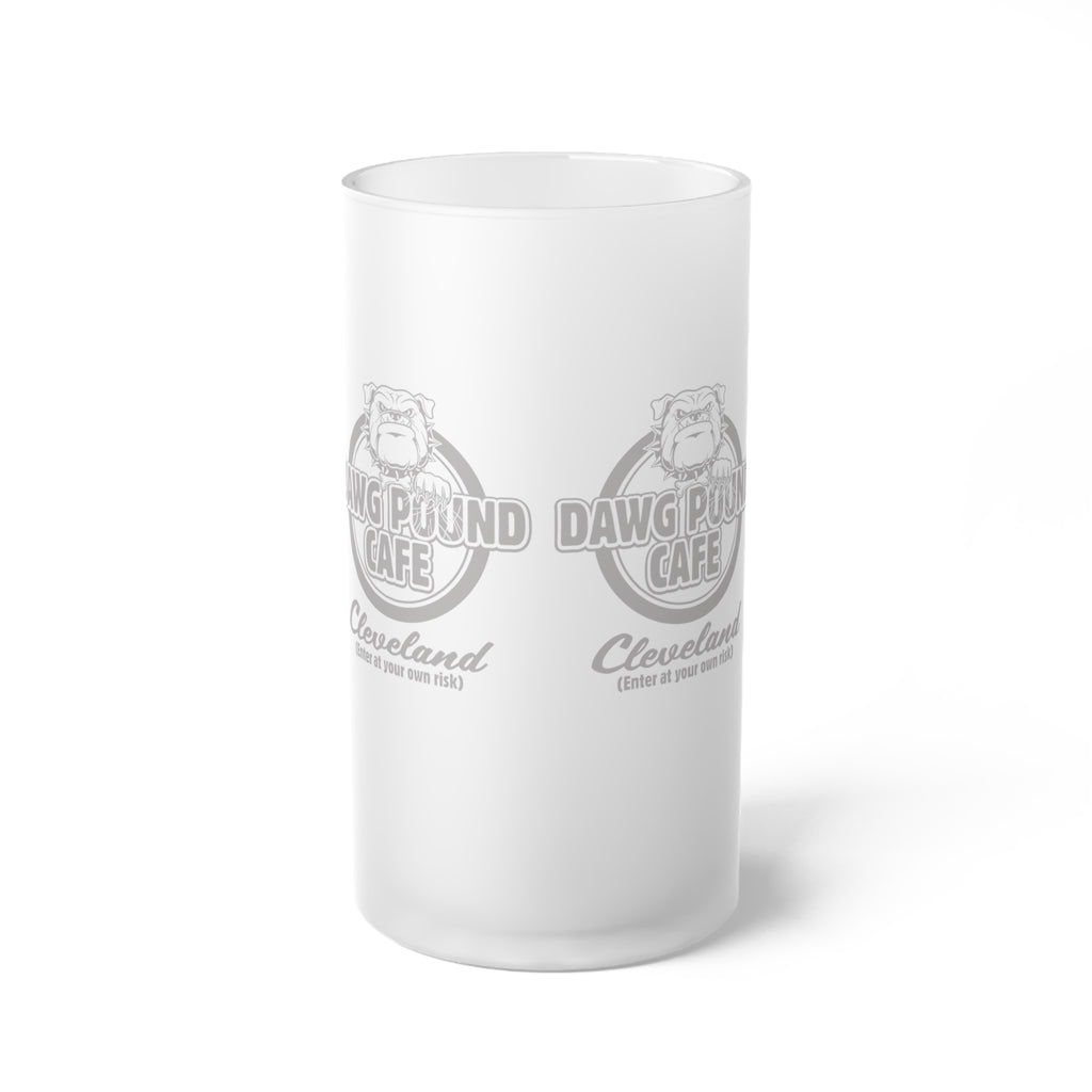 DAWGPOUND CAFE - Frosted Glass Beer Mug