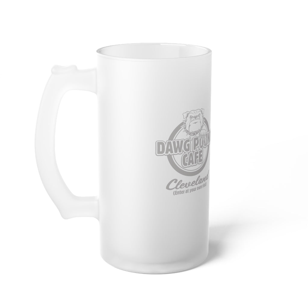 DAWGPOUND CAFE - Frosted Glass Beer Mug