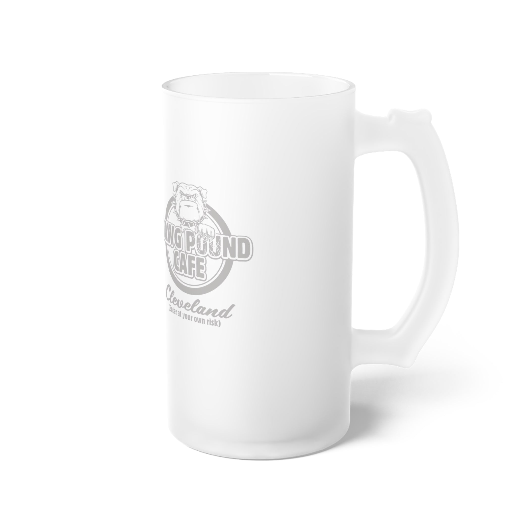 DAWGPOUND CAFE - Frosted Glass Beer Mug